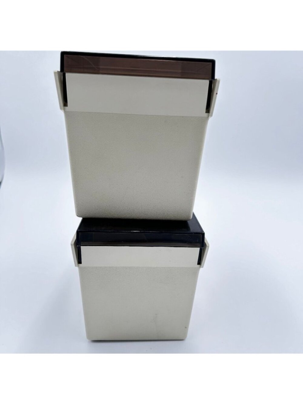 ALLSOP 3.5” Disk Storage Box Case lot of 2 both with vtg apple comp stickers VTG - Picture 4 of 13